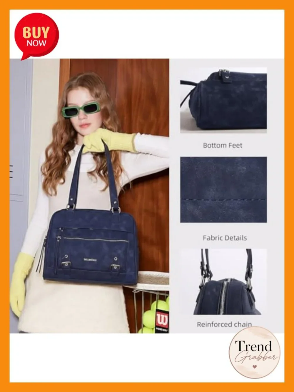 Vintage Washed Leather Motorcycle Bag Multi-Pocket Shoulder Tote Crossbody